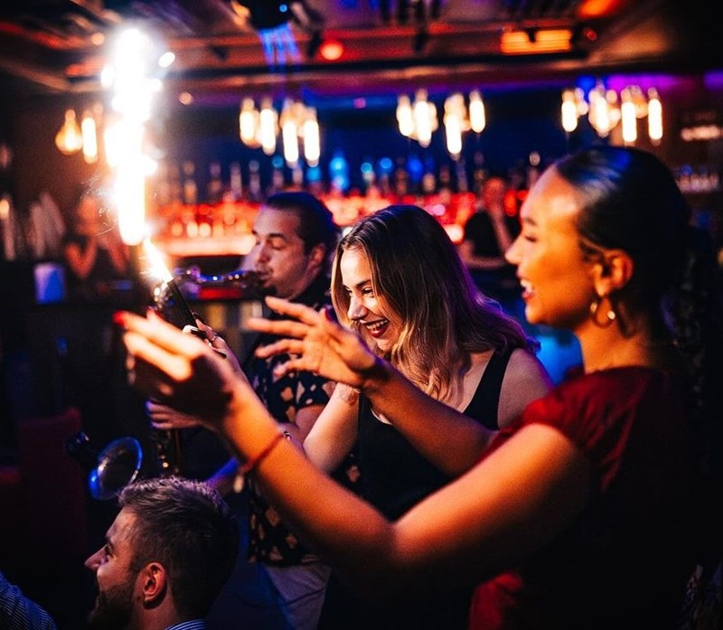 Terrace lounge seating at ADORA London