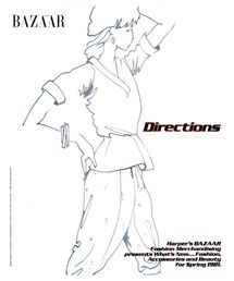 Cover of Harper's Bazaar fashion preview, Spring 1981