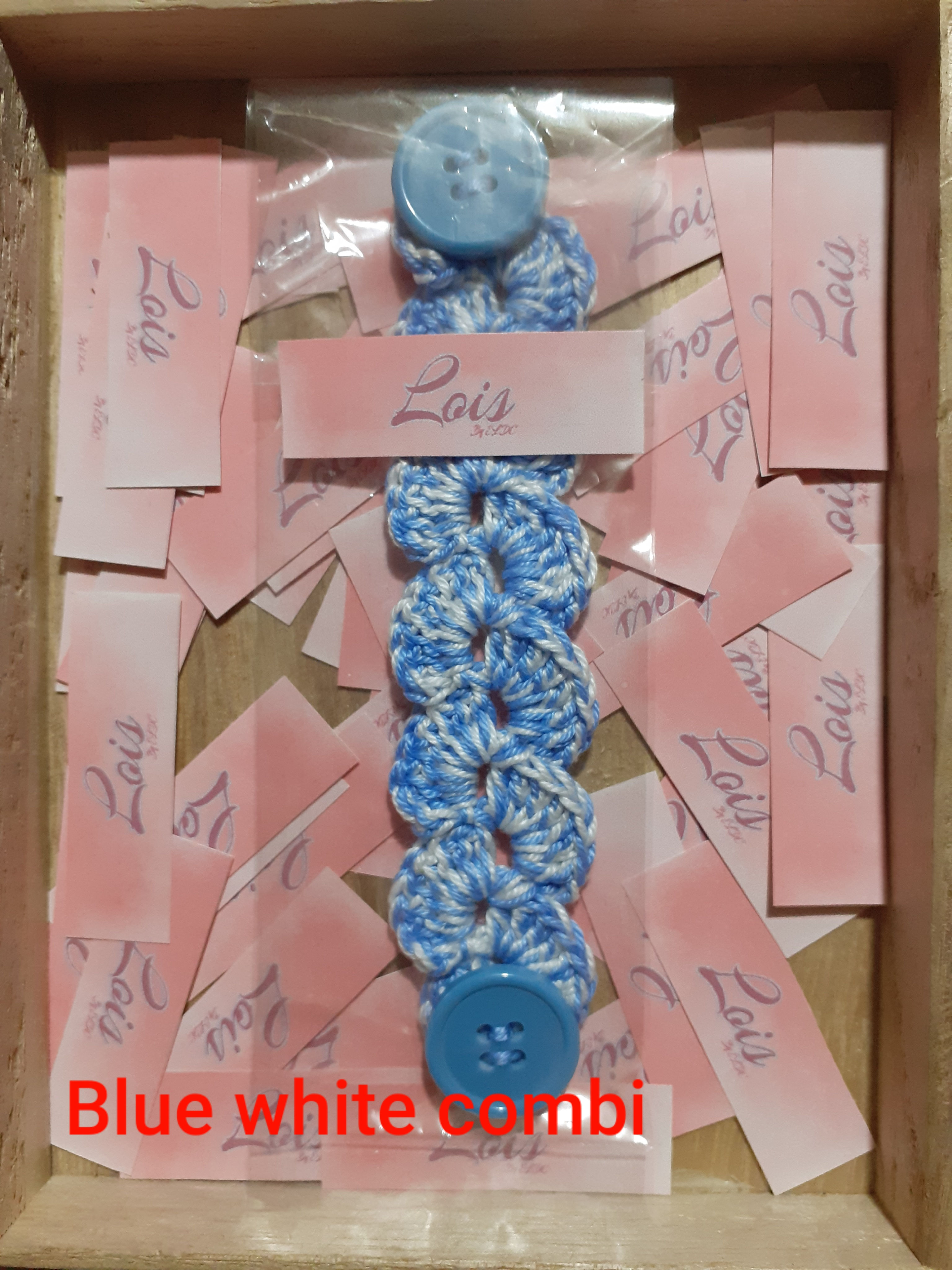 Light Blue & White