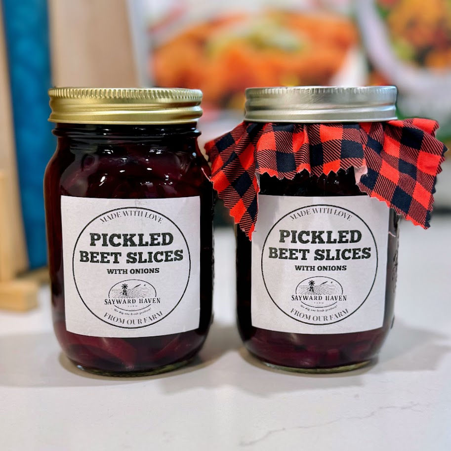 Pickled Beet Slices with Onions