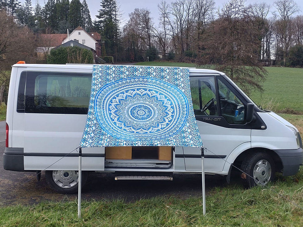 Miniature : Voile MINI turquoise/vert Largeur : 1,50 m Hauteur : 2,00 m