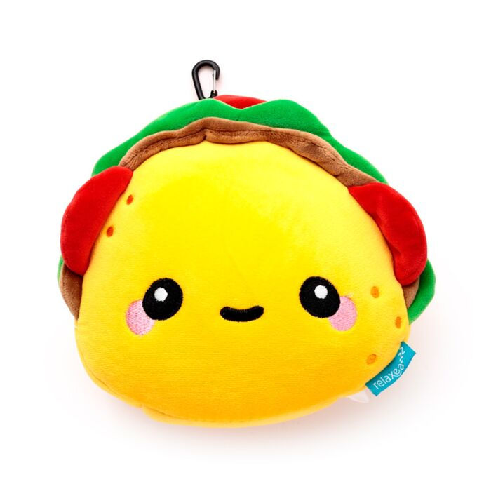Thumbnail: Relaxeazzz Travel Pillow & Eye Mask - Foodiemals Frida the Taco