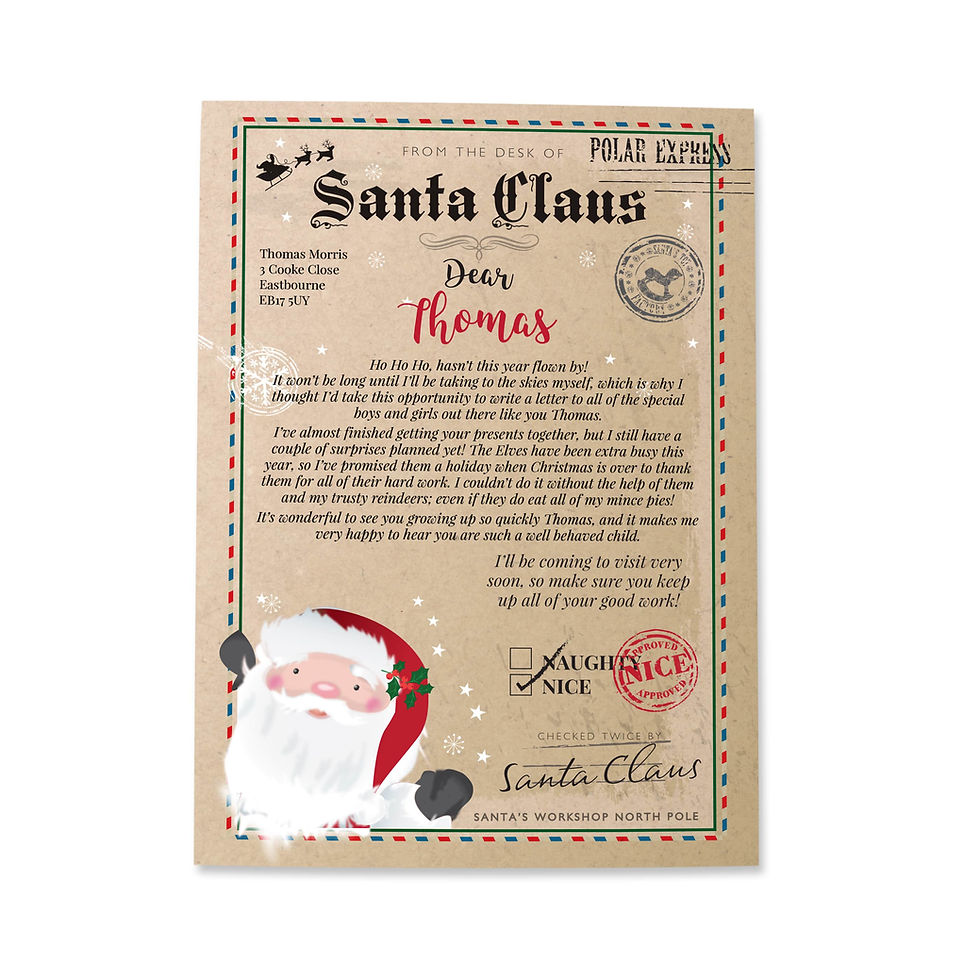 Thumbnail: Personalised Santa Claus Letter
