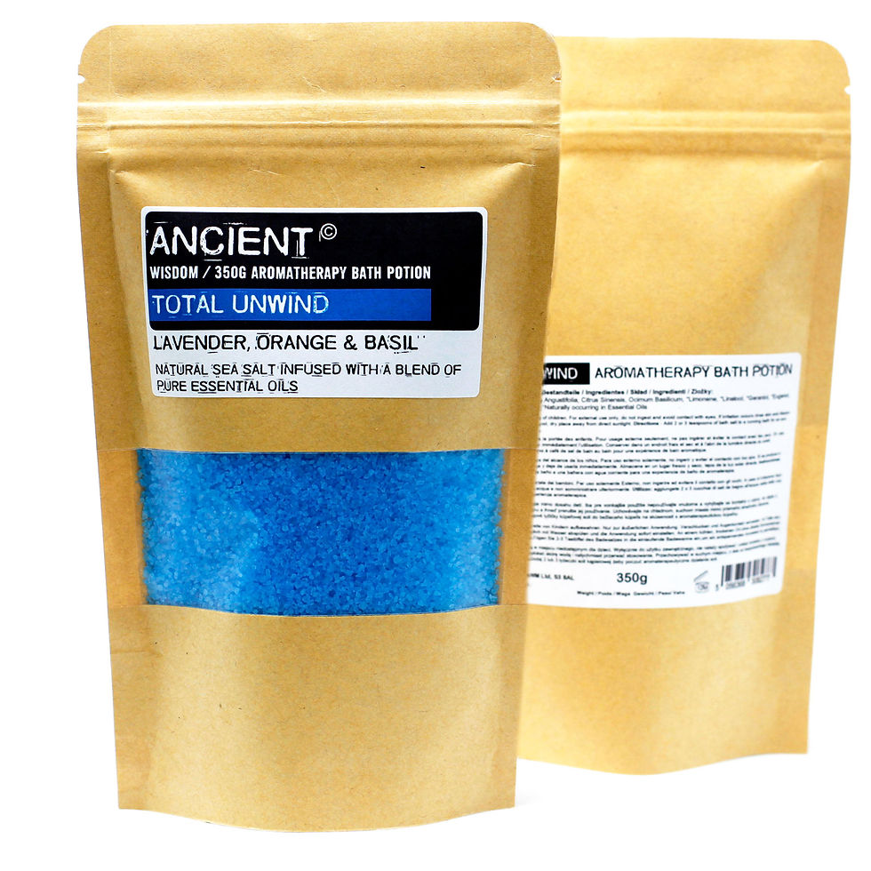 Thumbnail: Aromatherapy Bath Potion in Kraft Bag 350g - Various Fragrances