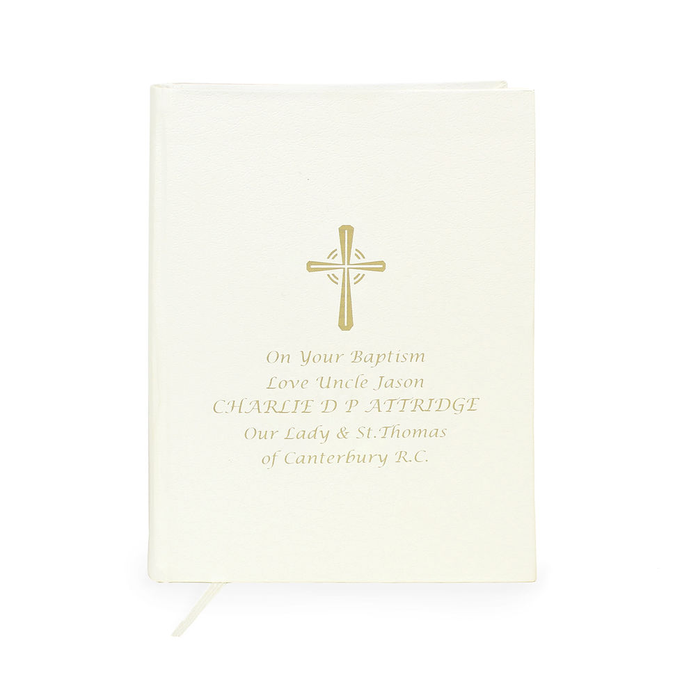 Thumbnail: Personalised Silver Or Gold Companion Holy Bible - Eco-friendly