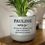 Thumbnail: Personalised Memorial Flecked Plant Pot