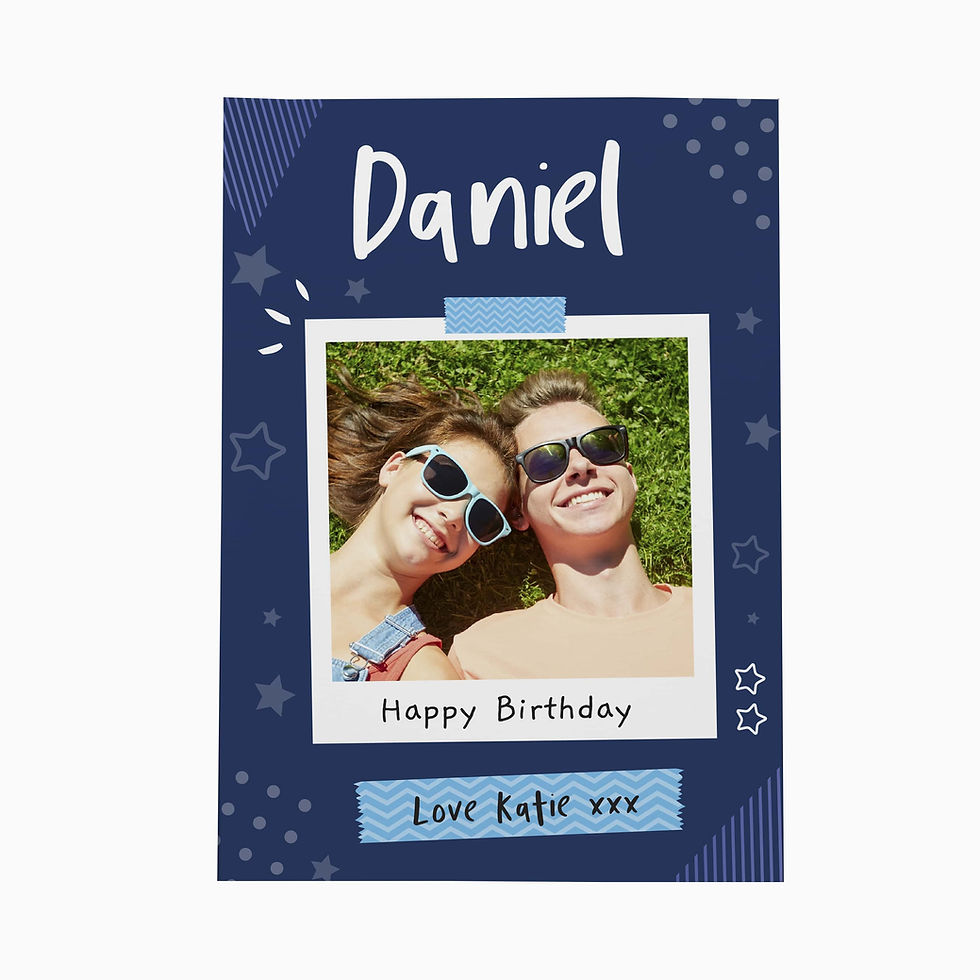Thumbnail: Personalised Polaroid Photo Upload Card