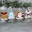 Thumbnail: Personalised Set of Four Colourful Christmas Characters Wooden  Decoration