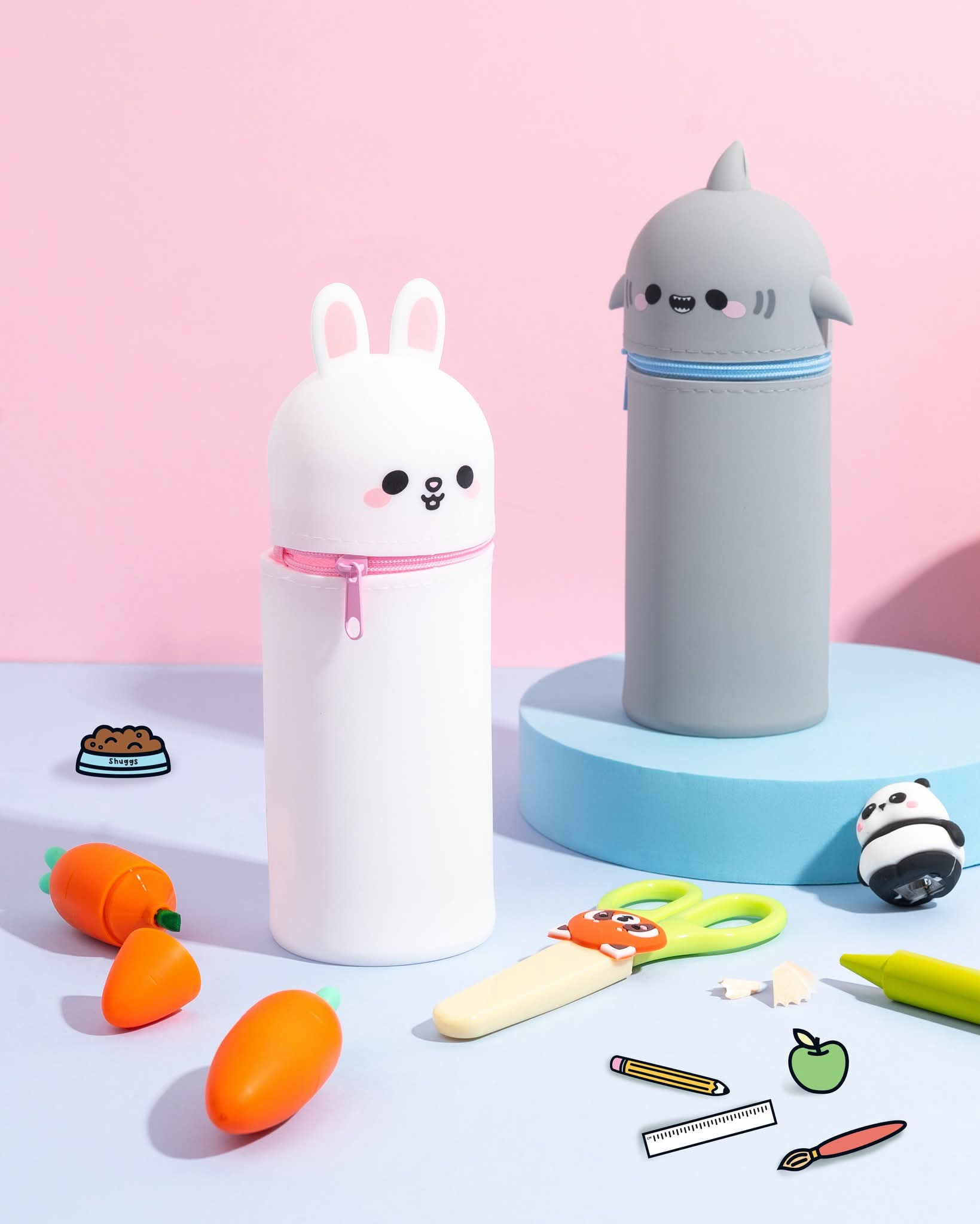 Silicone Upright Pencil Case - Adoramals Design