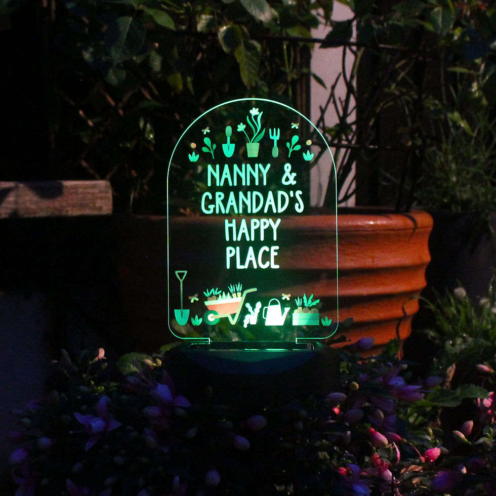 Thumbnail: Personalised Vegetable Patch Outdoor Solar Light
