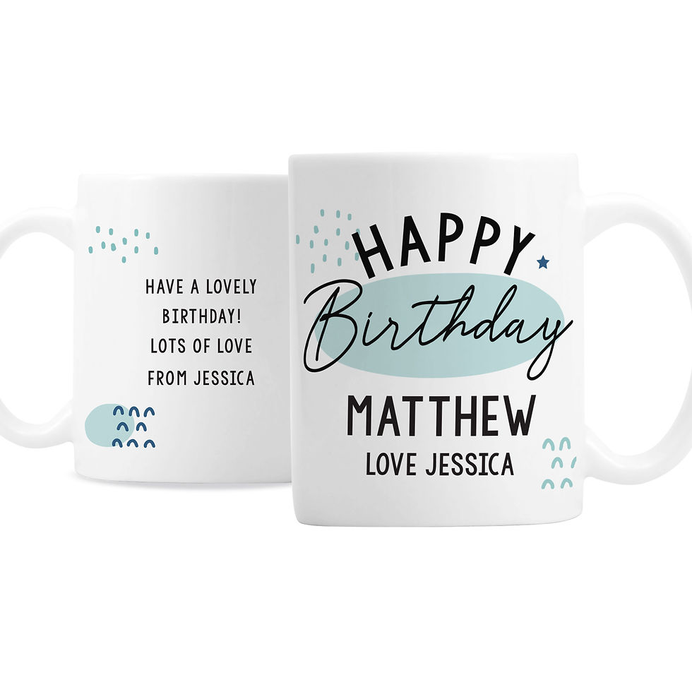 Thumbnail: Personalised Happy Birthday Mug