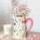 Thumbnail: Cream Folk Print Ceramic Flower Jug