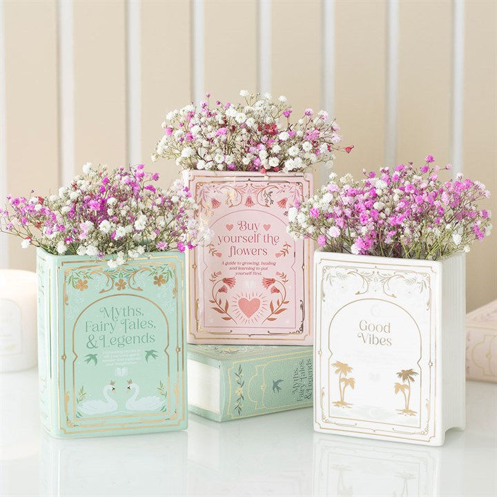 Thumbnail: Pink Book Shaped Vase