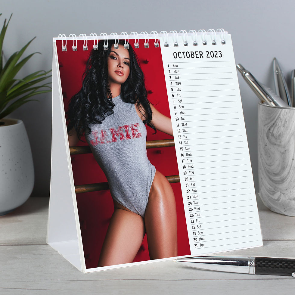 Thumbnail: Personalised A4 Hot Chicks Calendar
