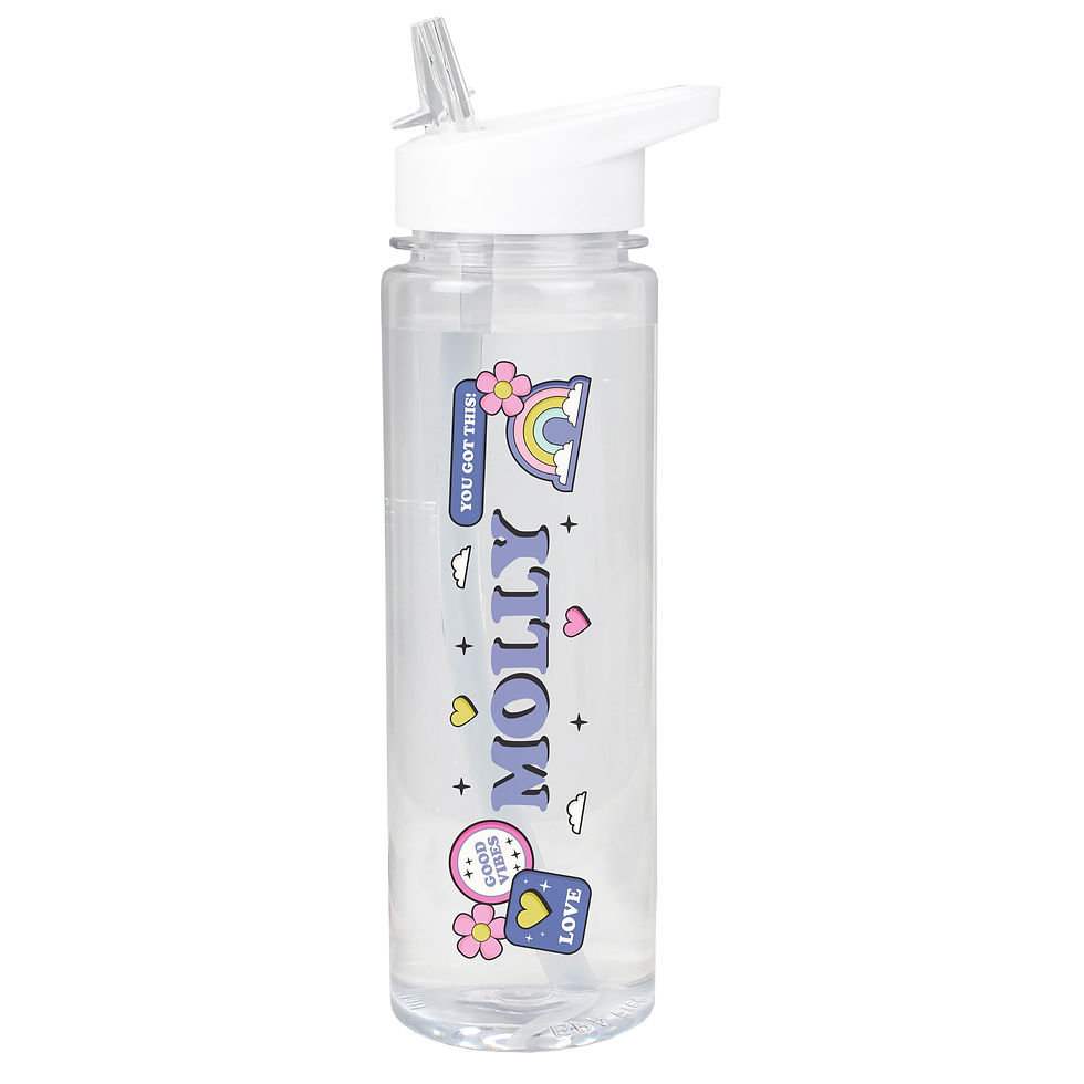 Thumbnail: Personalised Good Vibes Water Bottle