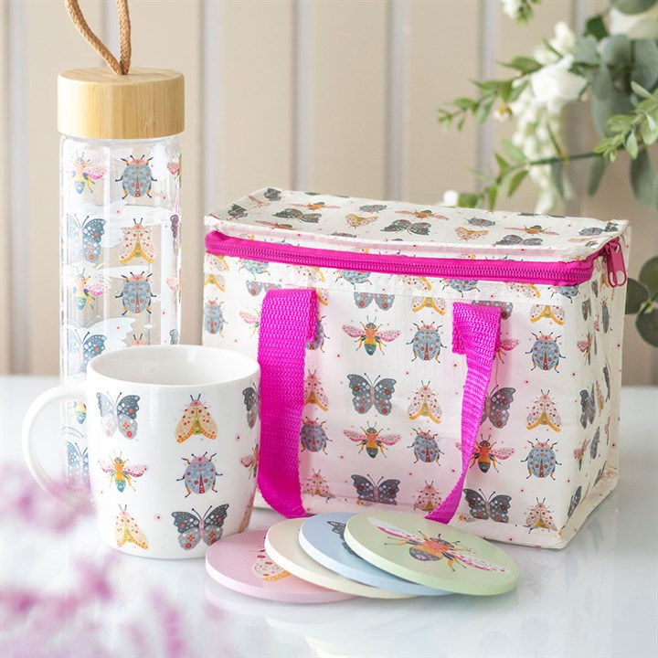 Thumbnail: Floral Bug Print Lunch Bag