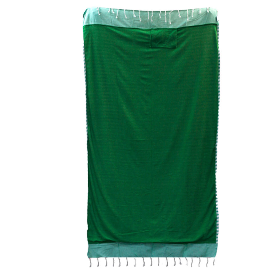 Thumbnail: Cotton Pario Towel - 100x180 cm - Picnic Green