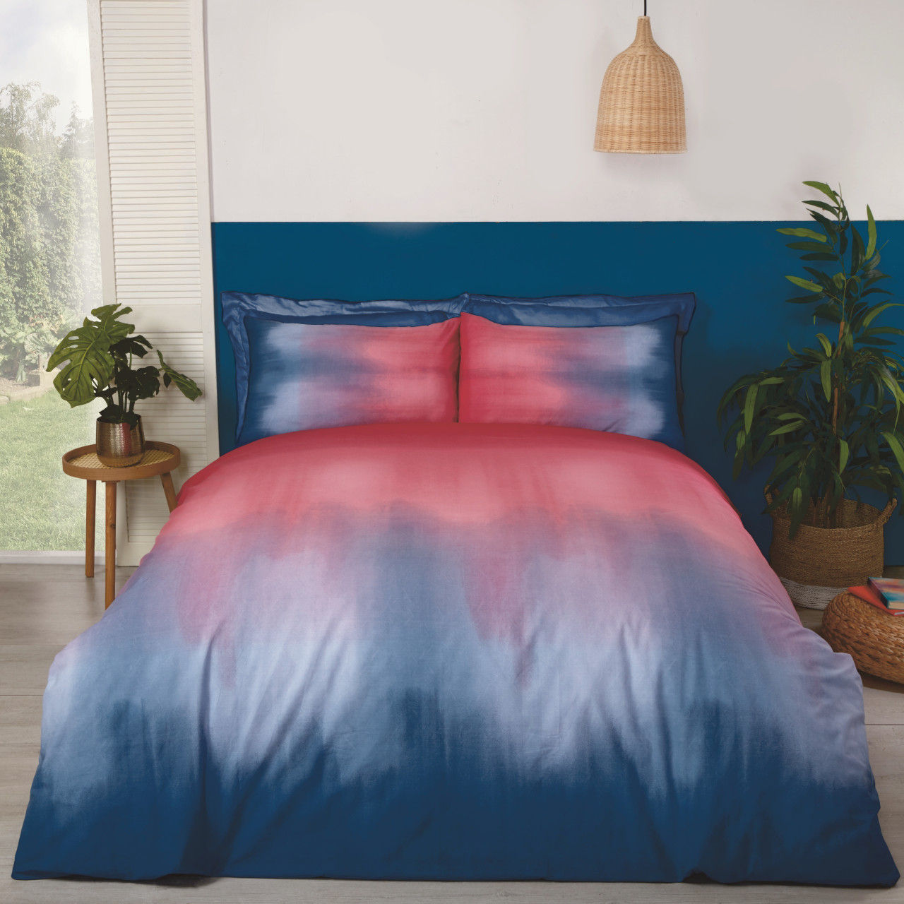 Ombre Duvet Set Pink