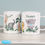 Thumbnail: Personalised Tiny Tatty Teddy Jungle Animals Plastic Mug
