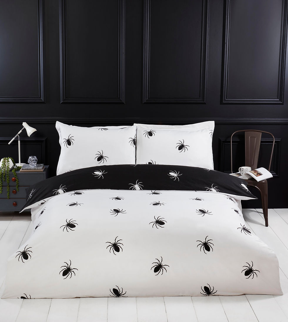 Black Spider Duvet Set