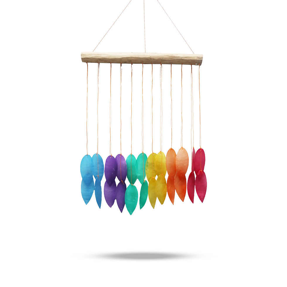 Thumbnail: Rainbow Large Leaf Chime