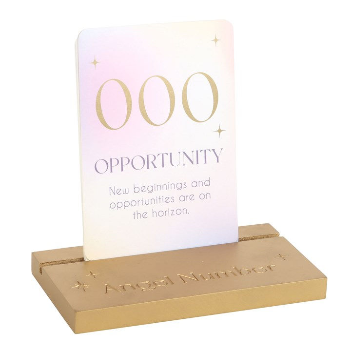 Thumbnail: Angel Number Affirmation Cards with Wooden Stand