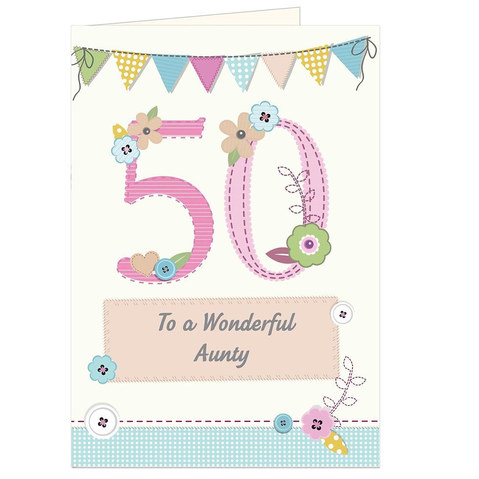 Thumbnail: Personalised Birthday Craft Card
