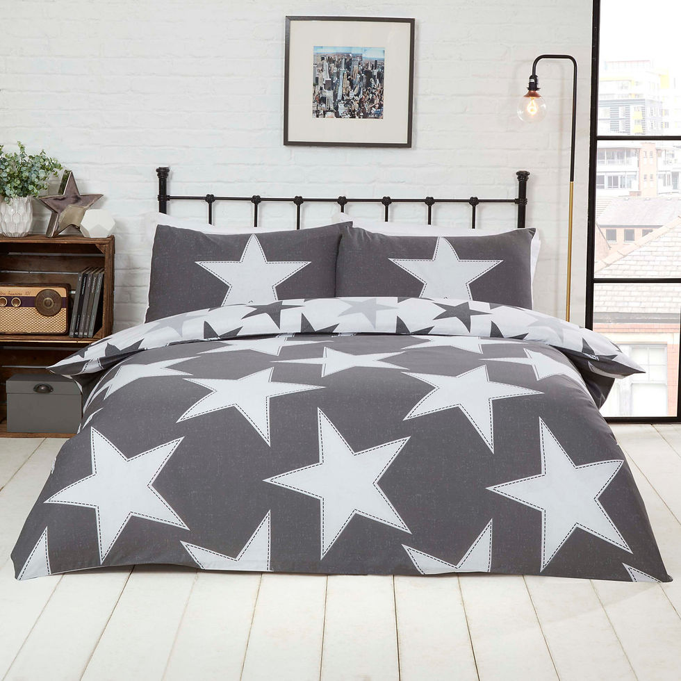 Thumbnail: All Stars Duvet Set Grey