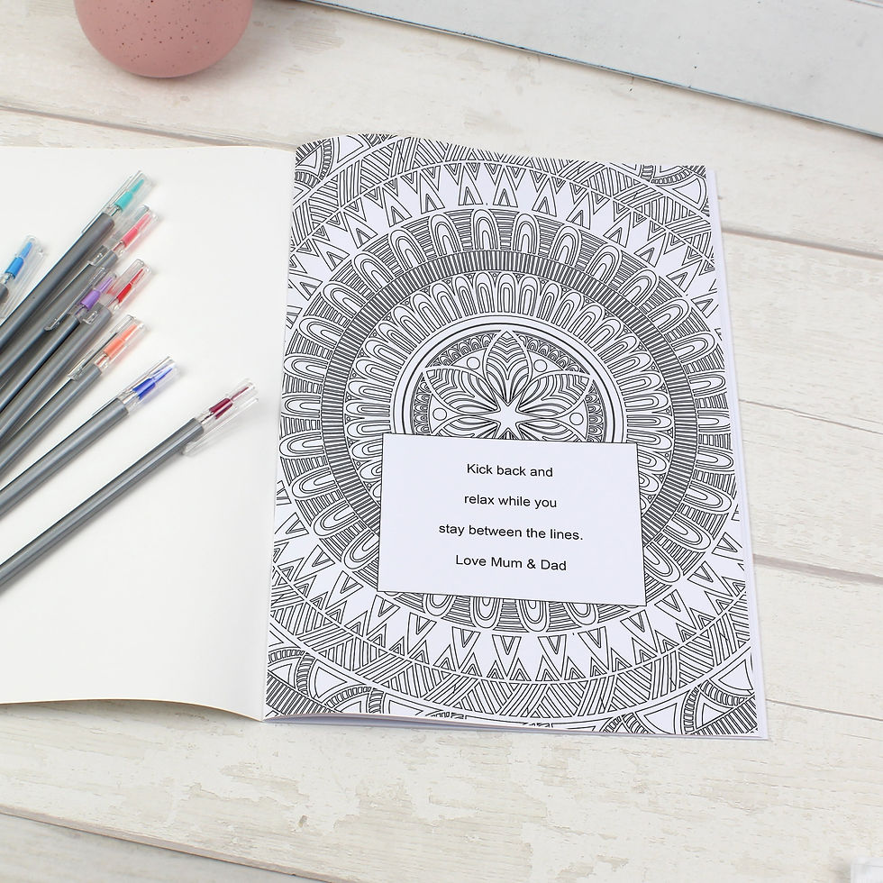 Thumbnail: Personalised Mandala Colouring Book