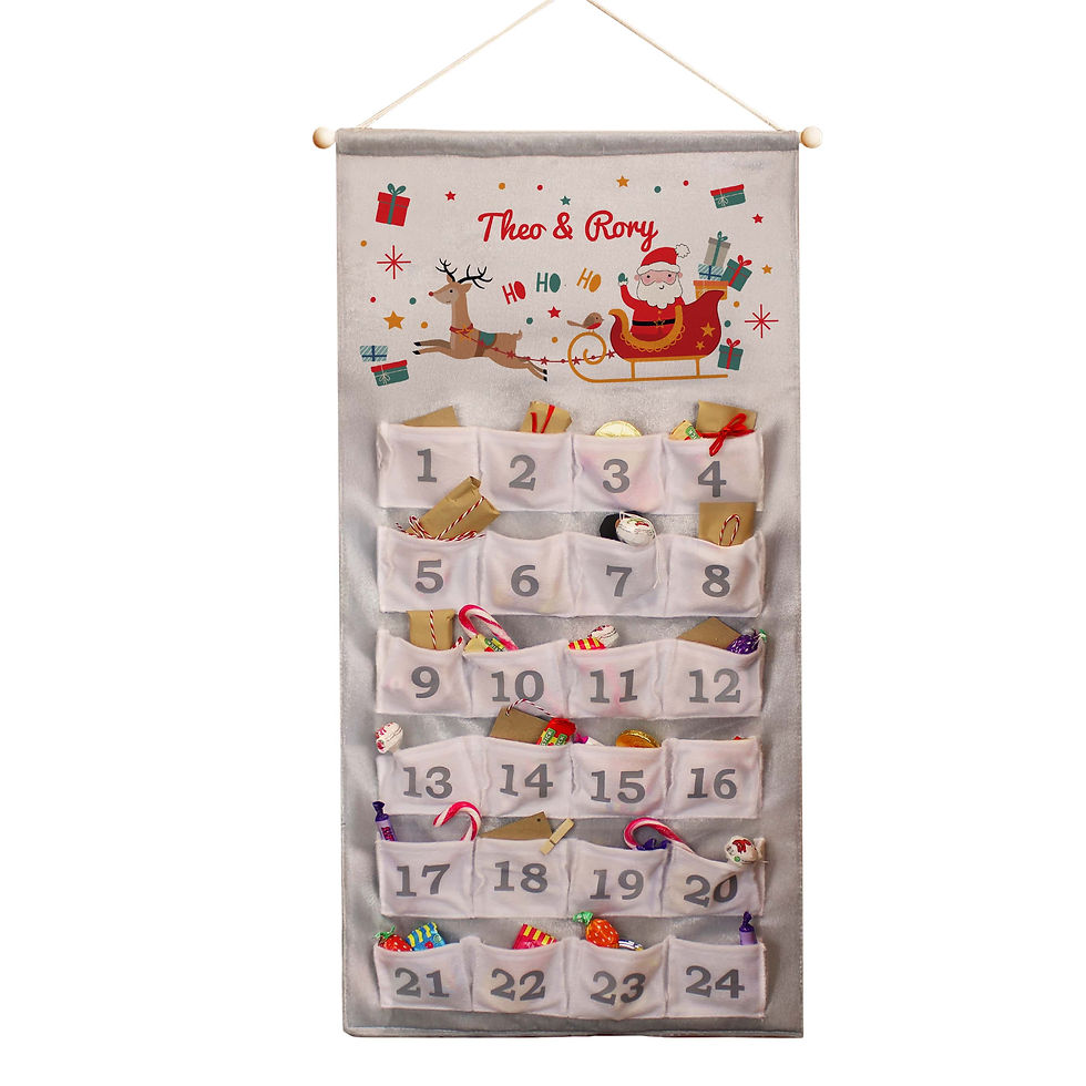 Thumbnail: Personalised Santa Sleigh Advent Calendar