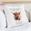 Thumbnail: Personalised Highland Cow Cushion