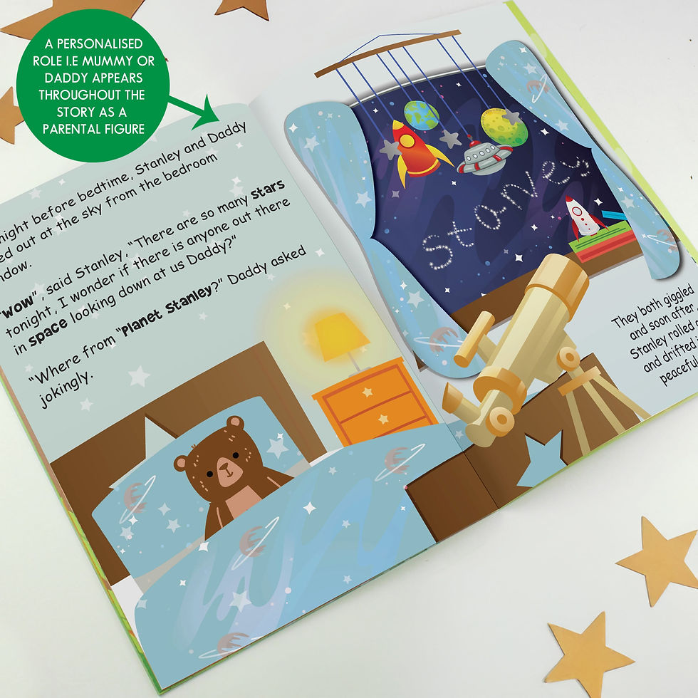 Thumbnail: Personalised Space Story Book