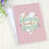 Thumbnail: Personalised Floral Heart A5 Notebook