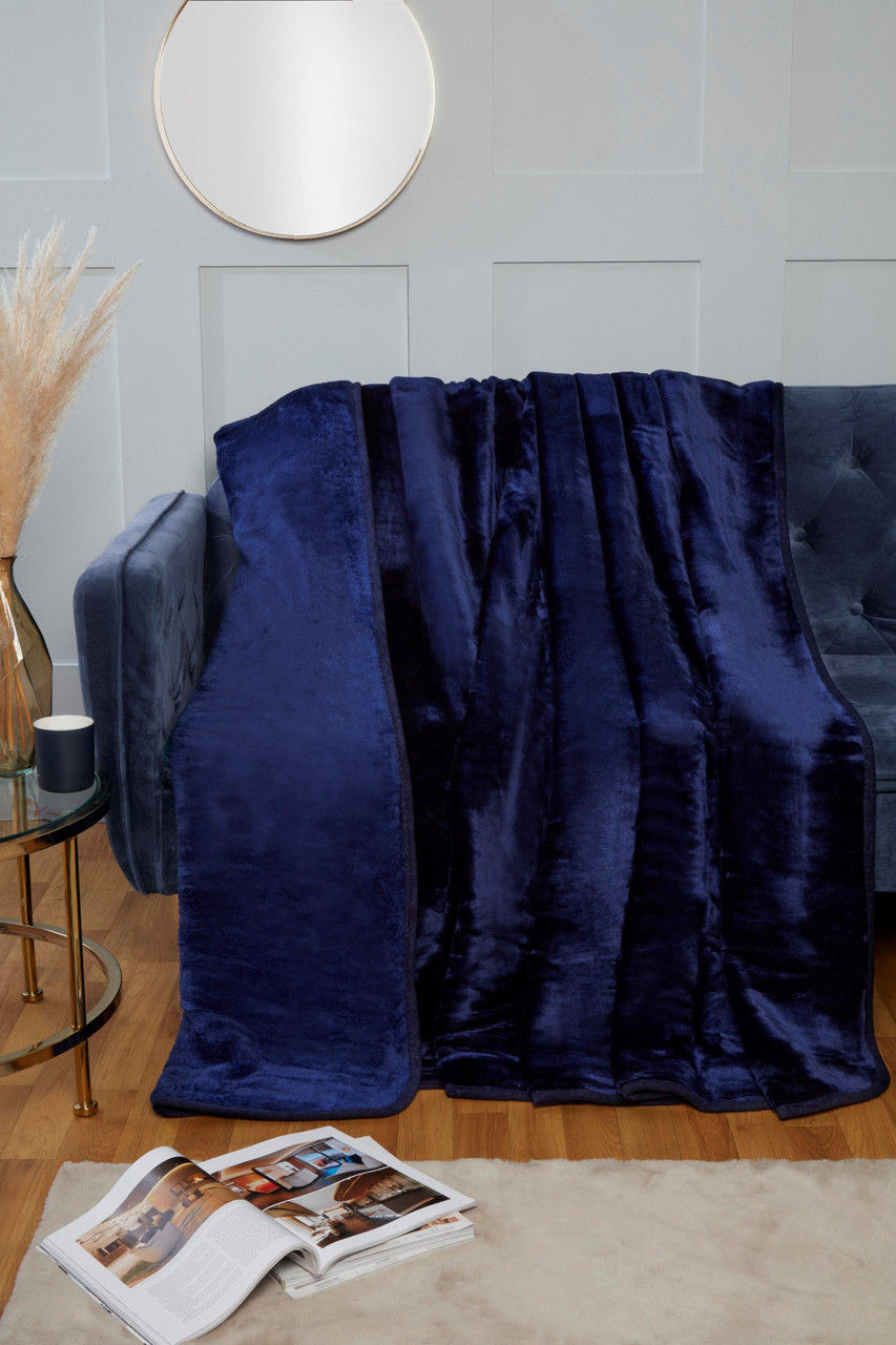 Thumbnail: Dyed Mink Blanket Throw