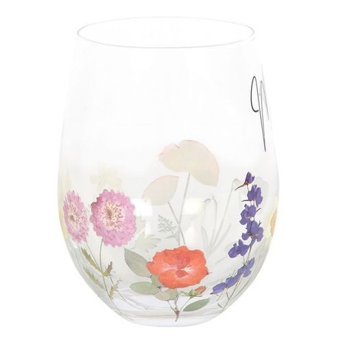 Thumbnail: Mum Wildflower Stemless Glass