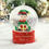 Thumbnail: Personalised Message Elf Glitter Snow Globe