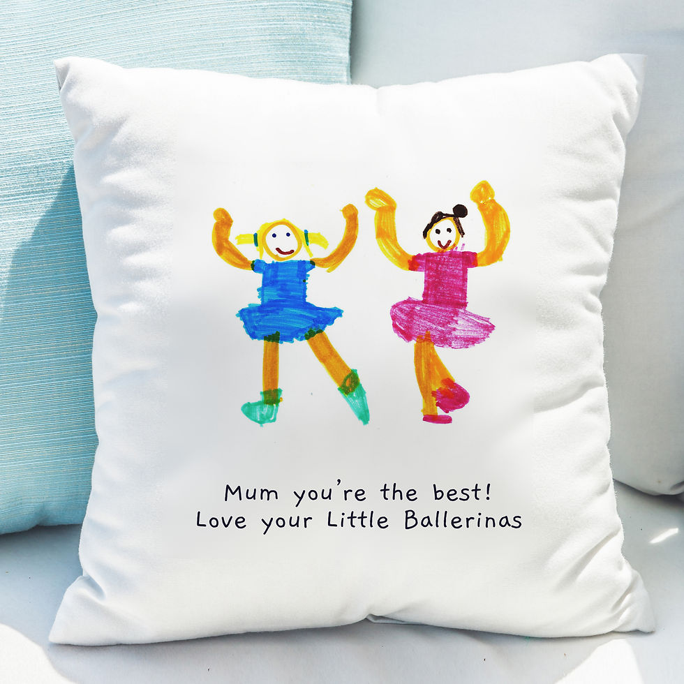 Thumbnail: Personalise with your child's drawing and a special message, over 2 lines.Let your child's creativity run wild