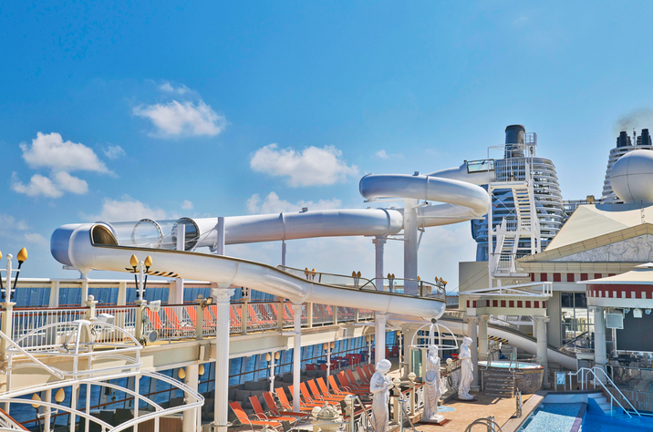 Resorts World One Dubai Cruise Water Slides