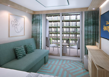 Deluxe Garden View Stateroom With Verandah Disney Adventure 