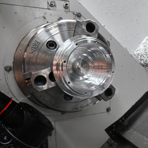 cnc chuck and aluminium component