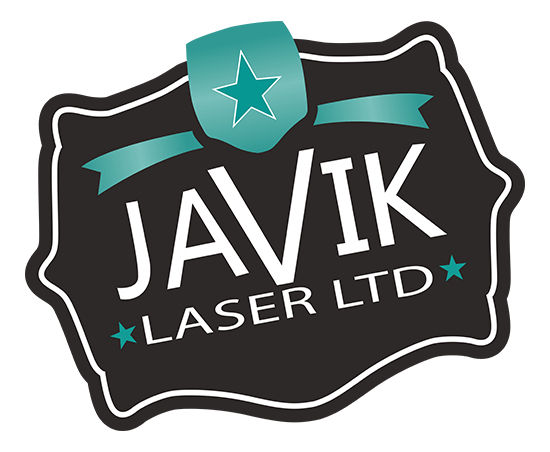 JAVIK LASER LTD logo with star icons