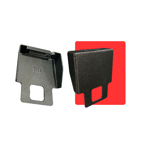 3d printed black plastic component