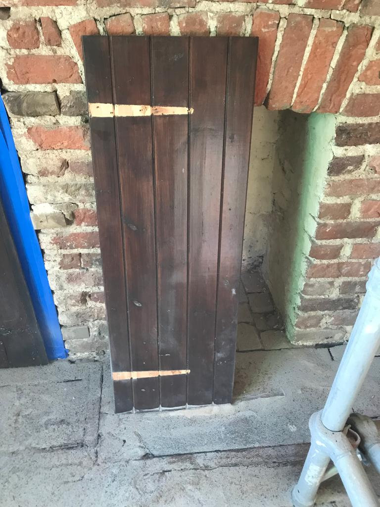 Sandblasting a softwood pine door Sandblasting Company Ltd