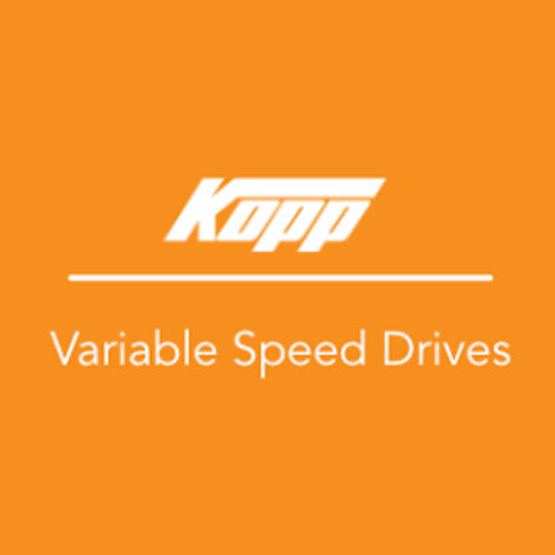 kopp logo on an orange background
