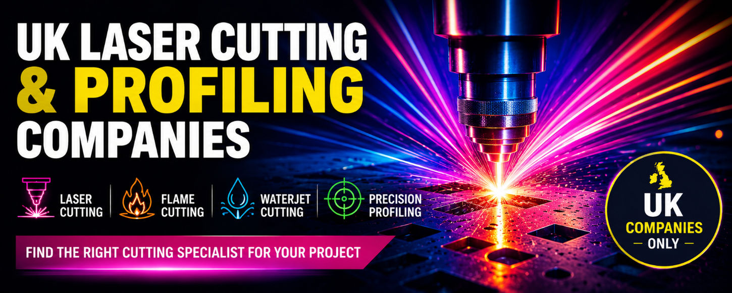 UK laser cutting and profiling companies offering laser cutting, flame cutting, waterjet cutting and precision profiling services.