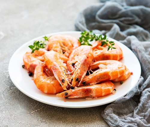 Whole Shell On Cooked Iceland Prawns | Neptune's Table