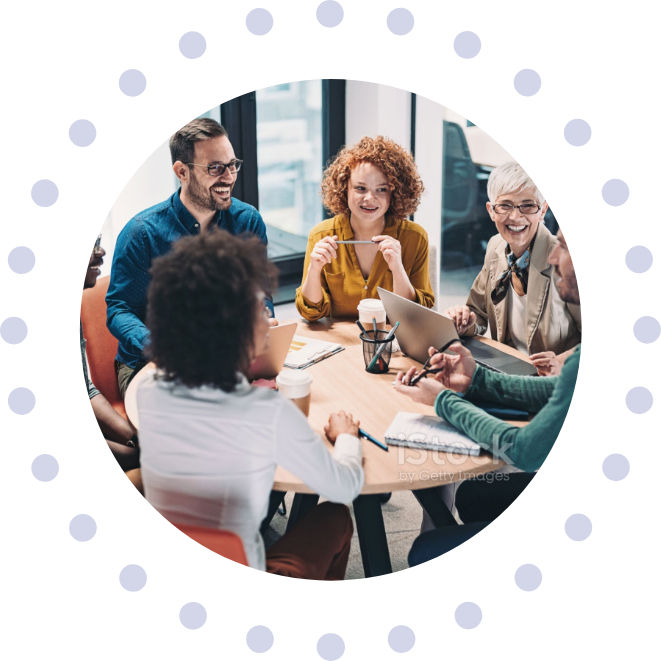 people sitting around a table