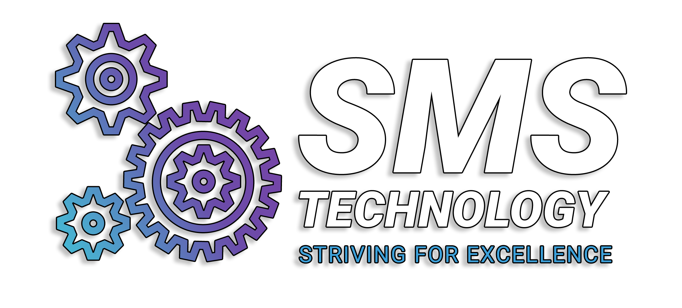 SMS TECHNOLOGY logo with gears, striving for excellence, My Site