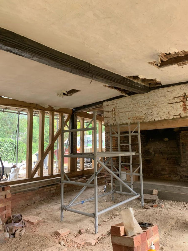 Porters Hall Farm Timber Frame Restoration