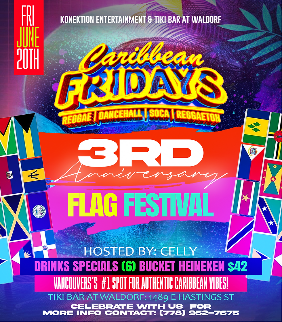 Caribbean Fridays - 3rd year anniversary